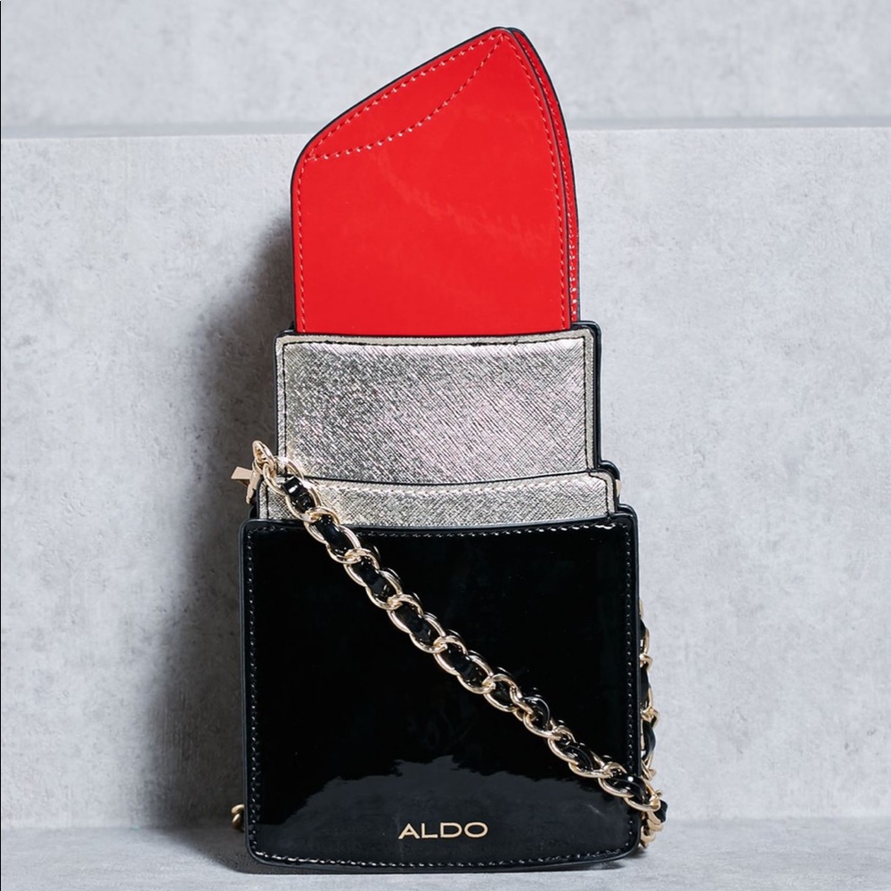 ALDO Novelty Lipstick Crossbody Bag Purse Fun